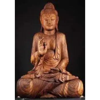 Wooden Buddha Statue 